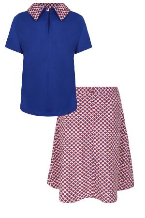 SET vintage top + skirt