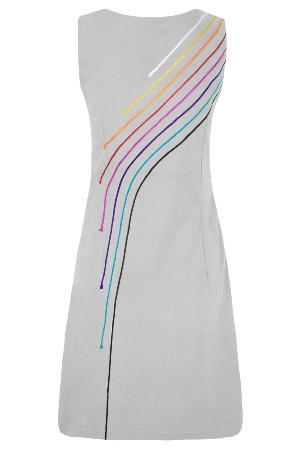 Dress AUTOPISTA HASTA EL CIELO (light grey)