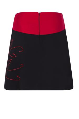 Skirt Venenosa Flor (black&red)