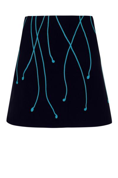 Mini Skirt  Lágrimas (tears turquoise)