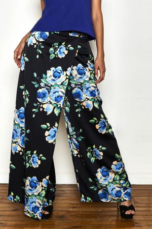 Skirt-pants "Acuarela en flor"